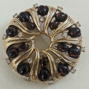 Trifari Crown Brooch